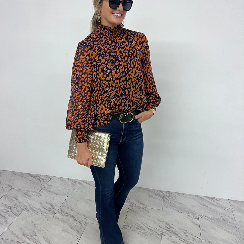 
                  
                    Chic Spots Long Sleeve Top
                  
                