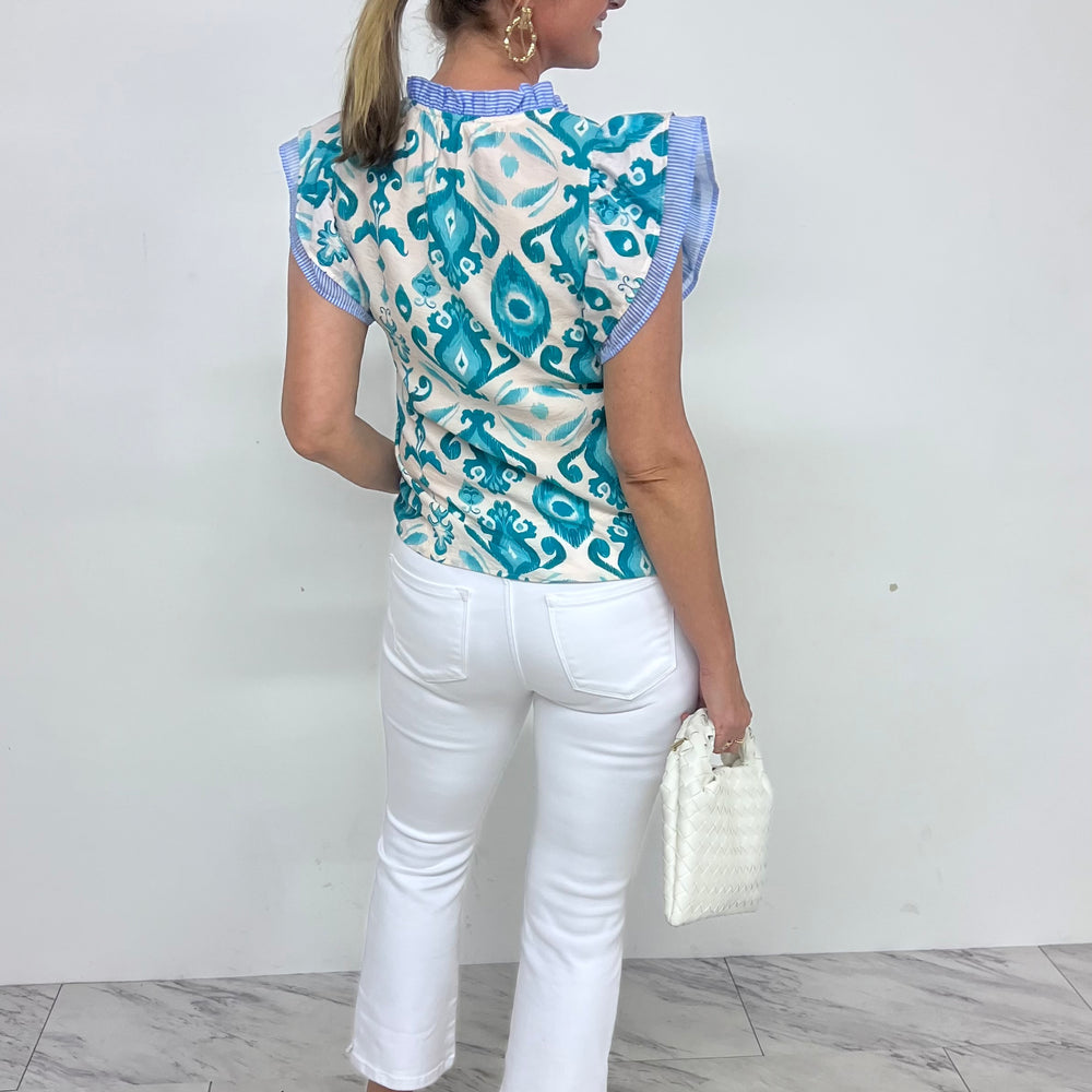 
                  
                    Aqua Illusion Print Top
                  
                