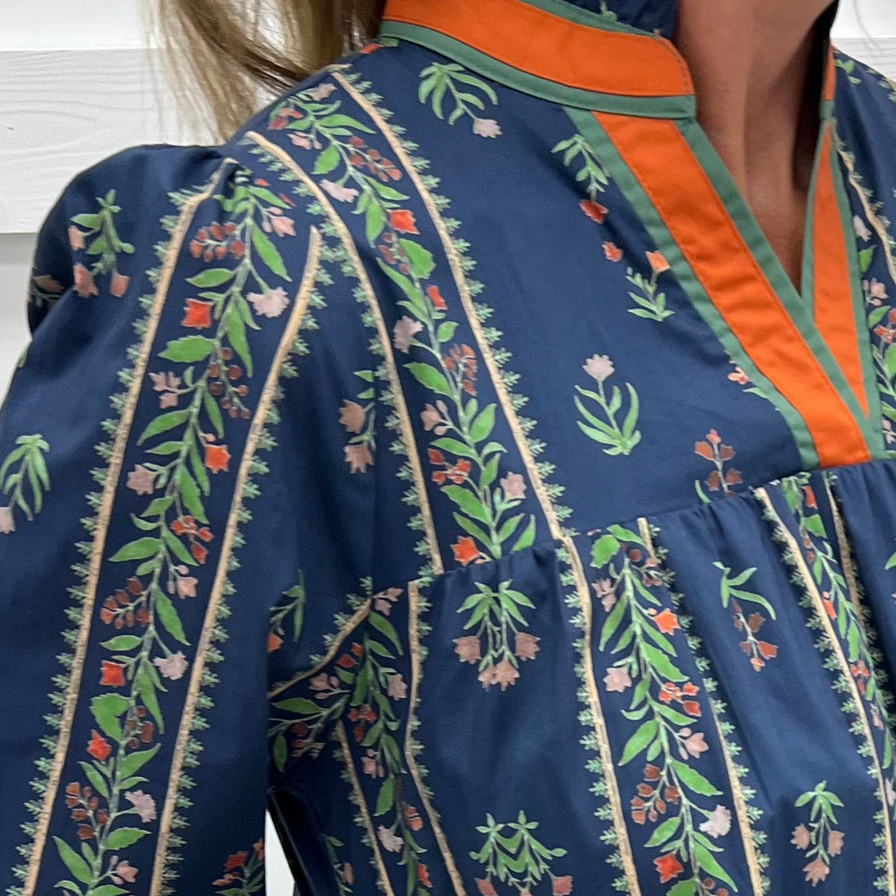 
                  
                    Autumn Social Print V.Neck Dress
                  
                
