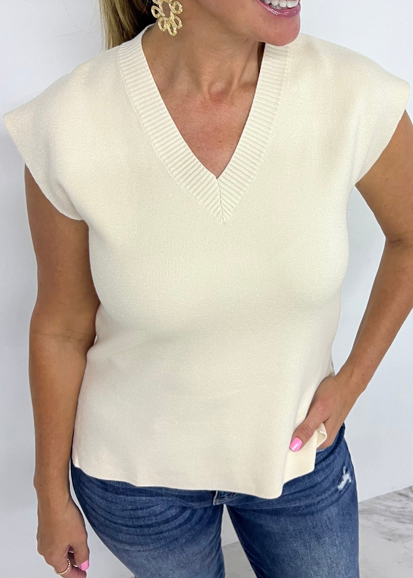 Vail V.Neck Sweater