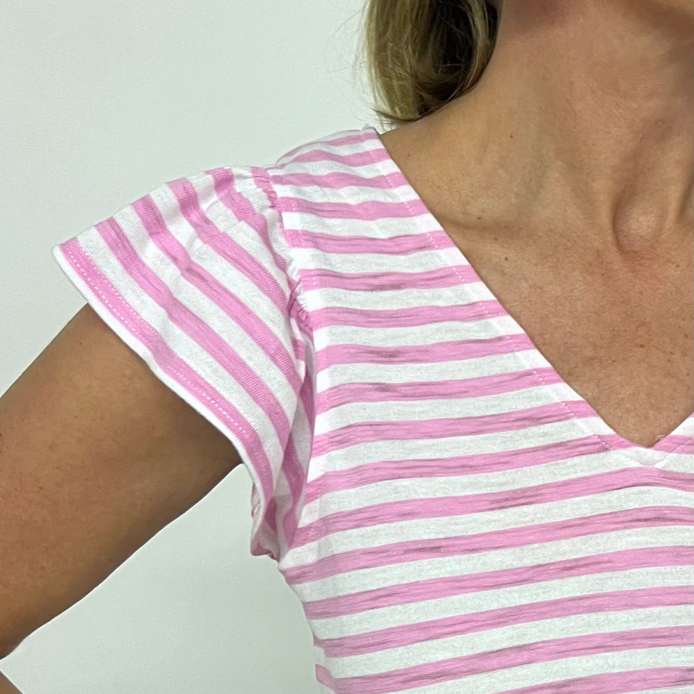 Delilah Pink Stripe Top