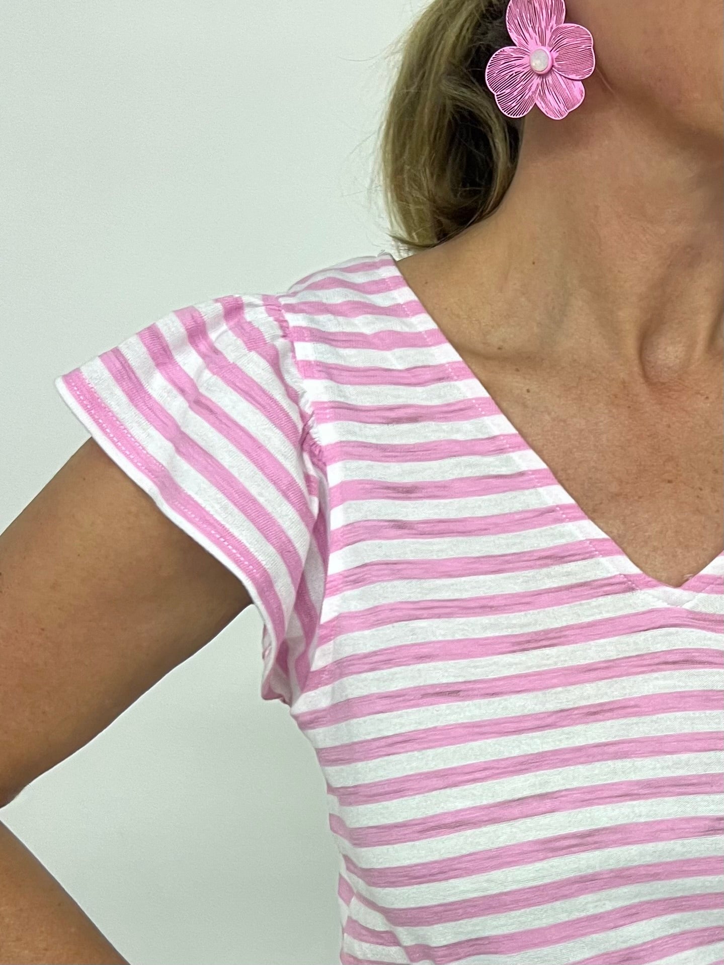 Delilah Pink Stripe Top