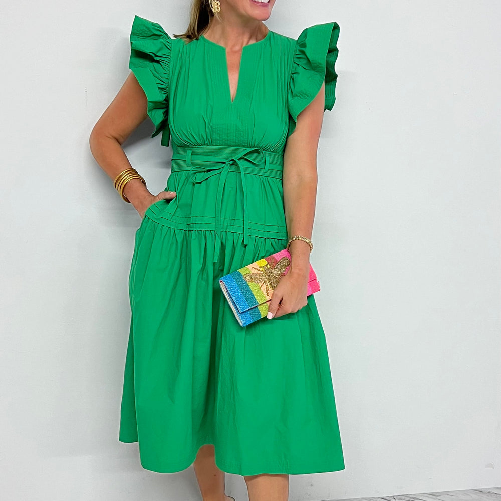 The Preston Dress (Green) - FINAL SALE