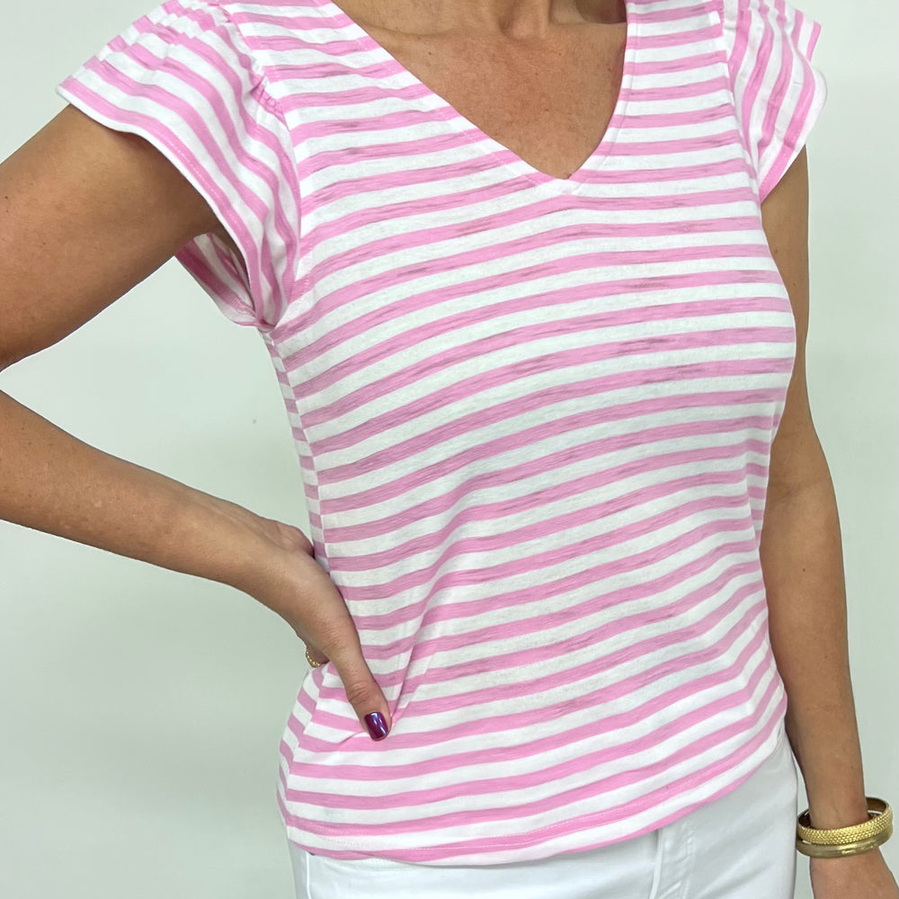 Delilah Pink Stripe Top