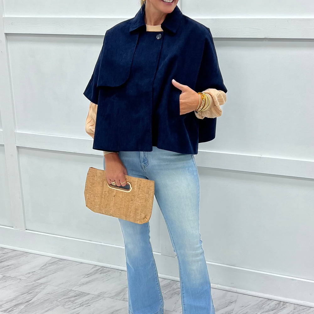 Uptown Corduroy Cape