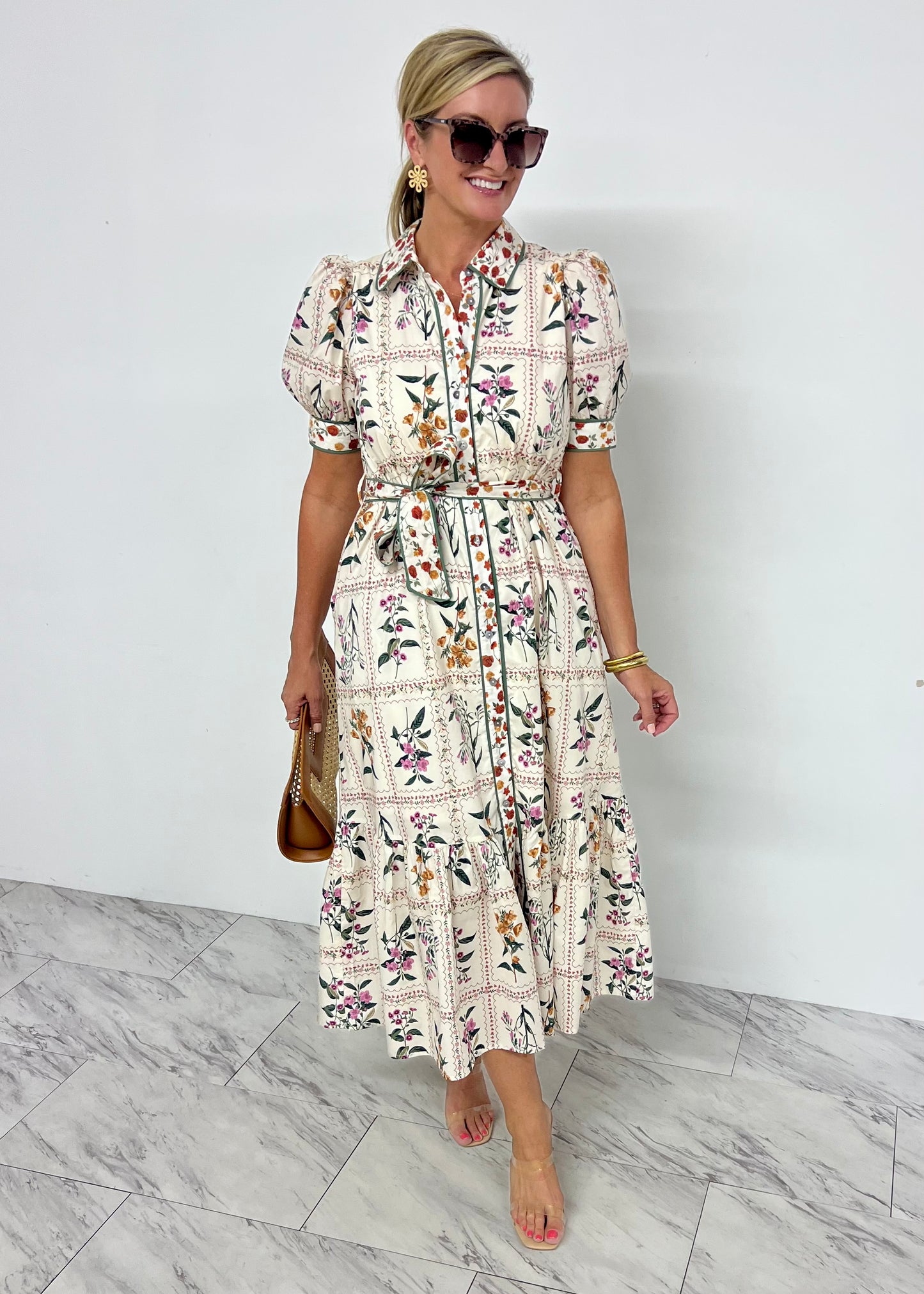 Wildflower Whimsy Midi Dress