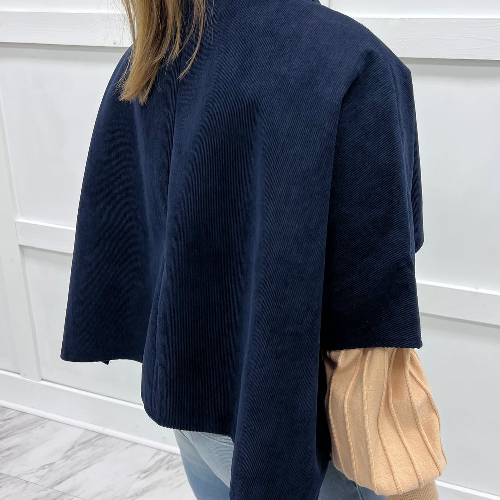 Uptown Corduroy Cape