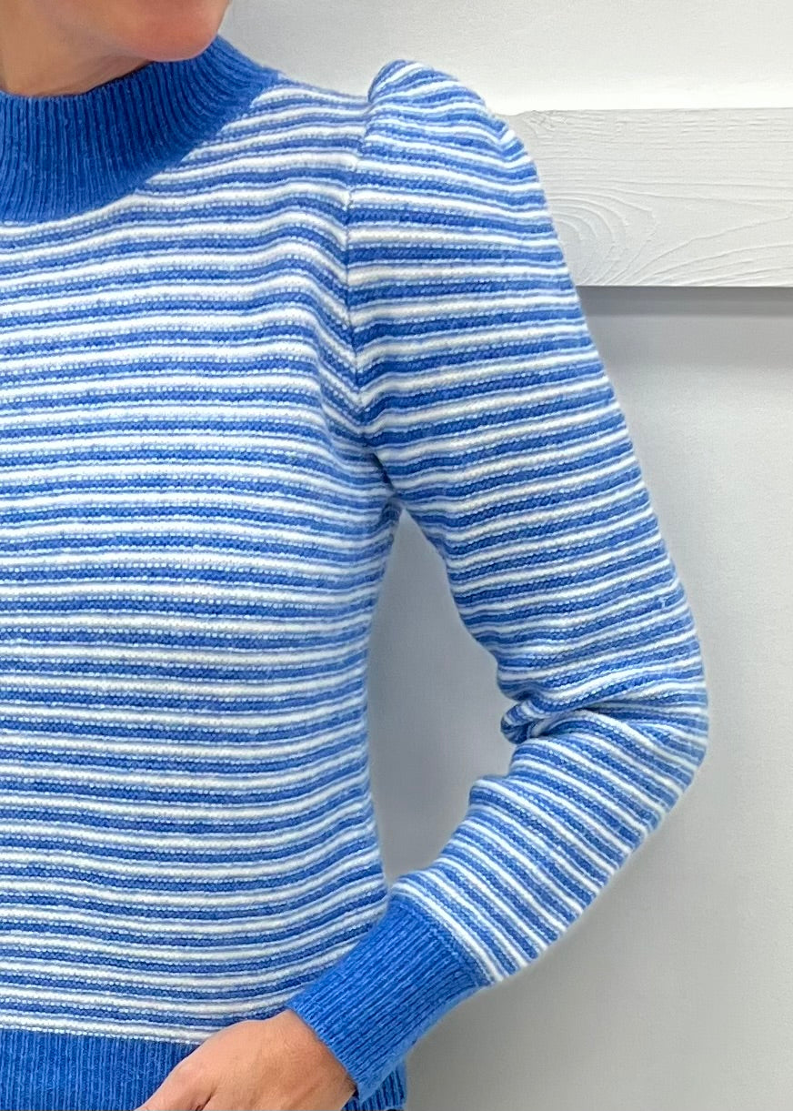 Serafina Stripe Sweater (Blue)