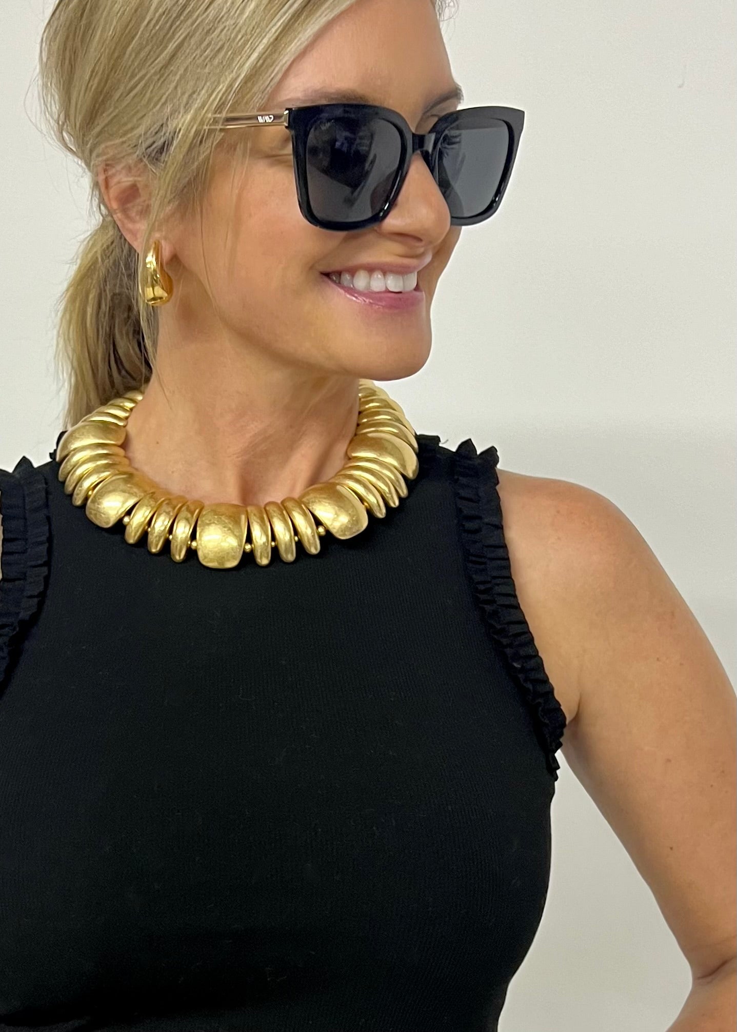 Kevyn Gold Statement Necklace