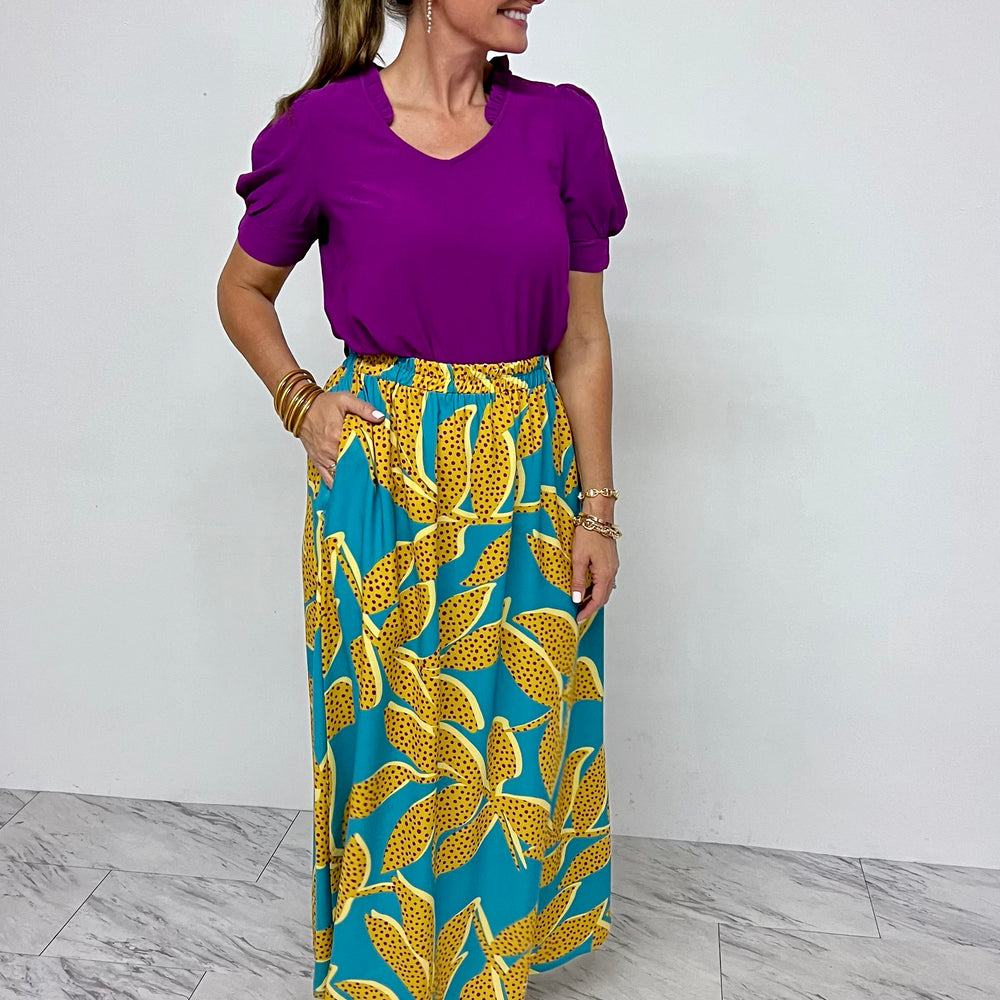 
                  
                    Ashley Print Maxi Skirt - FINAL SALE
                  
                