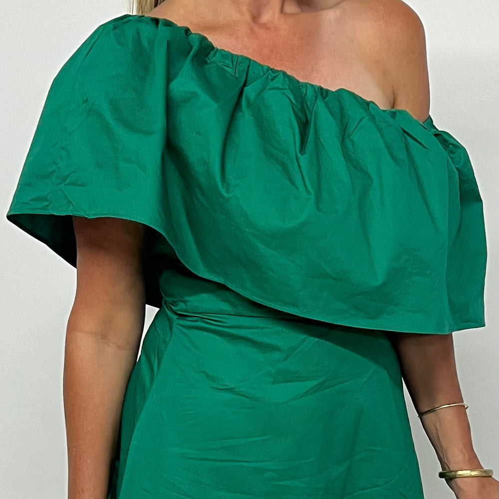 Galavant Green Midi Dress