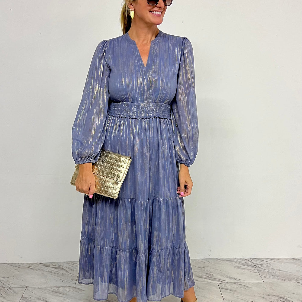 Toast Of The Town Shimmer Maxi Dress