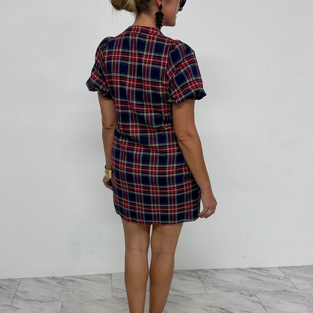 
                  
                    Seasons Greetings Plaid + Bow Dress-FINAL SALE
                  
                