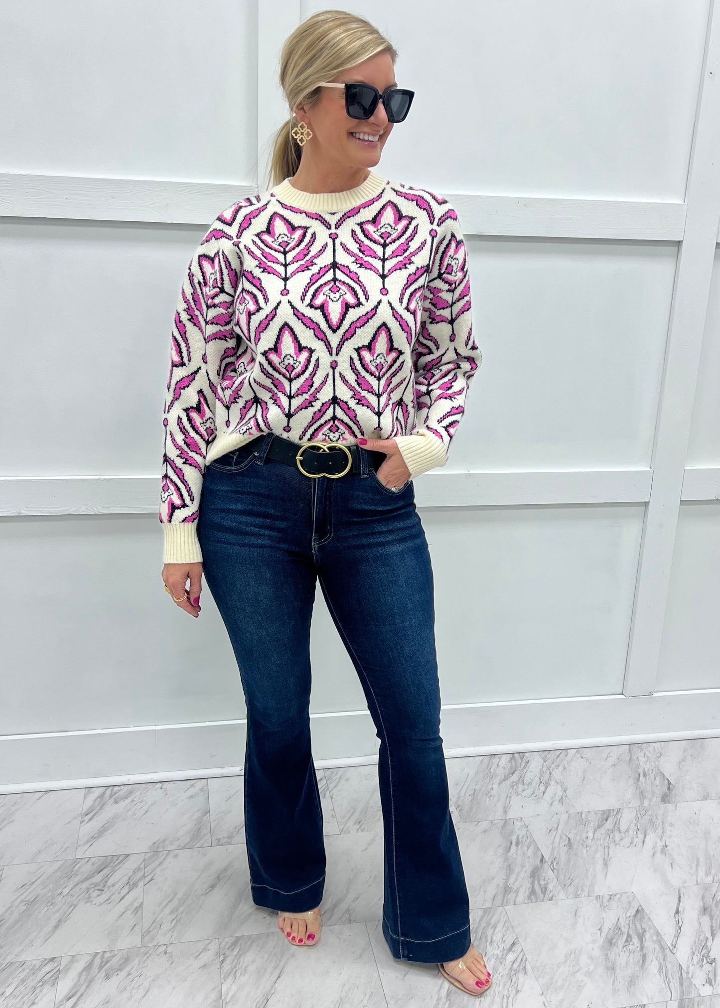 Felicity Flower Sweater