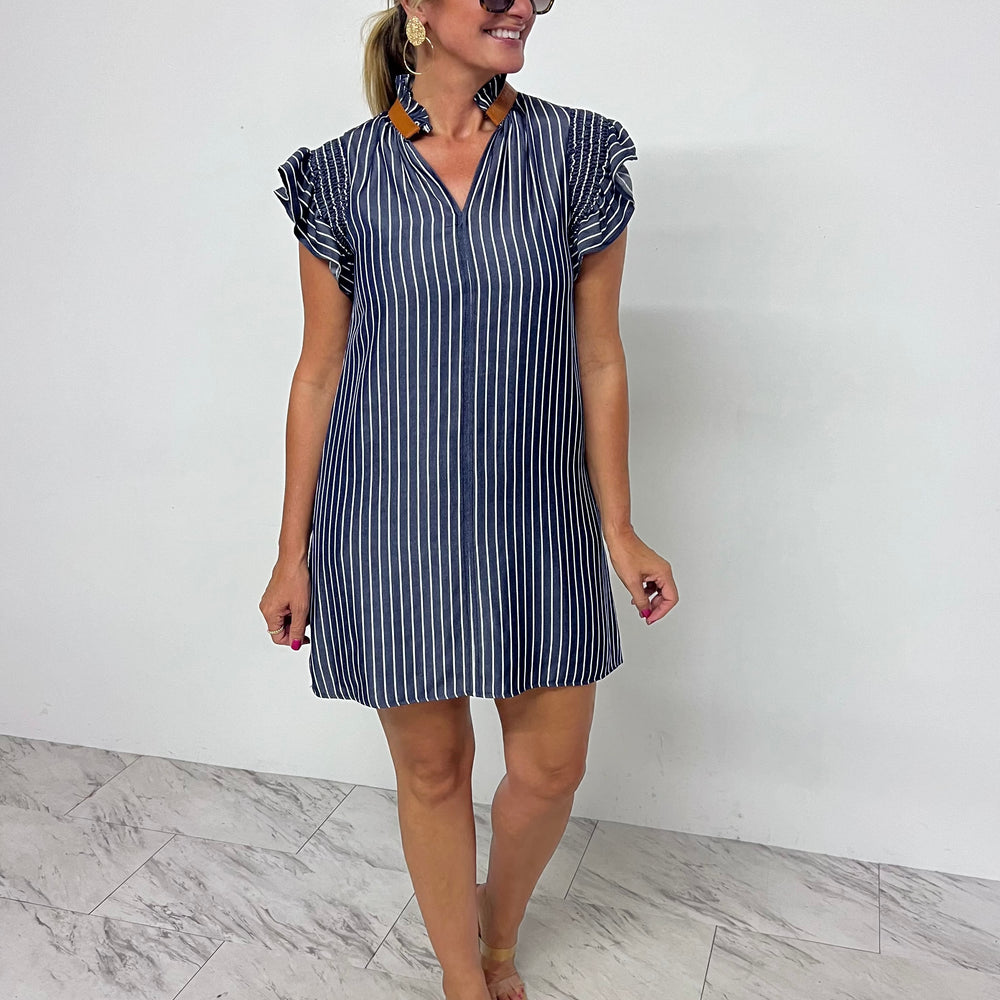 Sutton Flutter Sleeve Dress - FINAL SALE