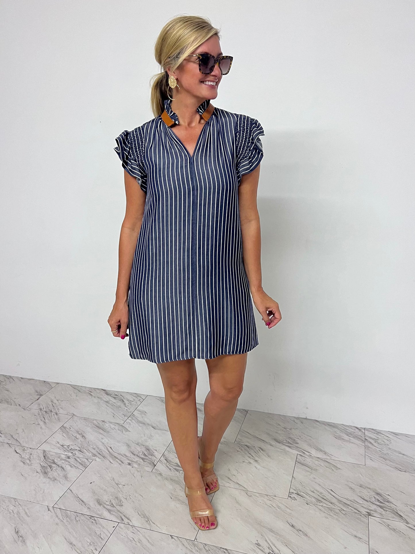 Sutton Flutter Sleeve Dress - FINAL SALE