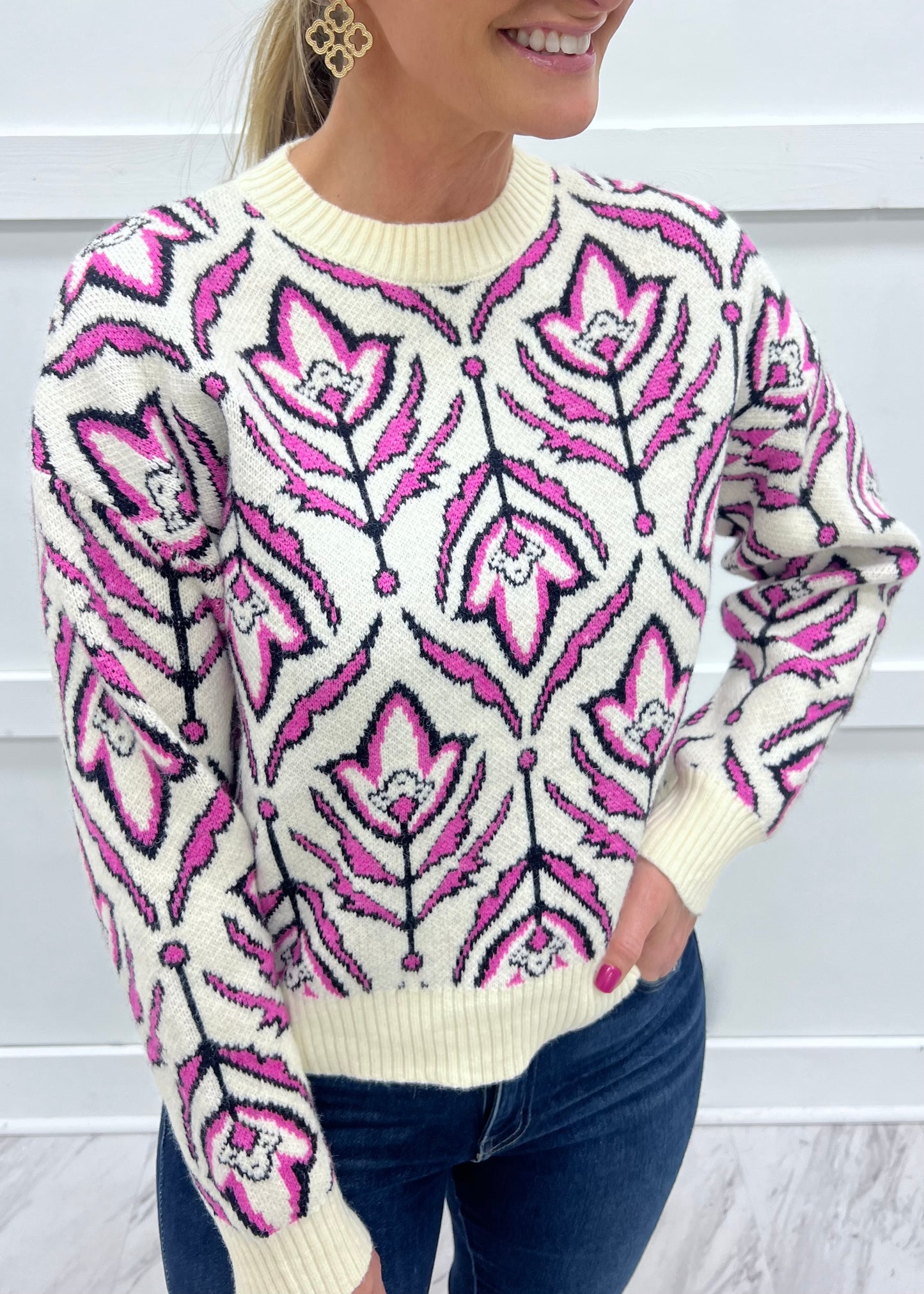 Felicity Flower Sweater