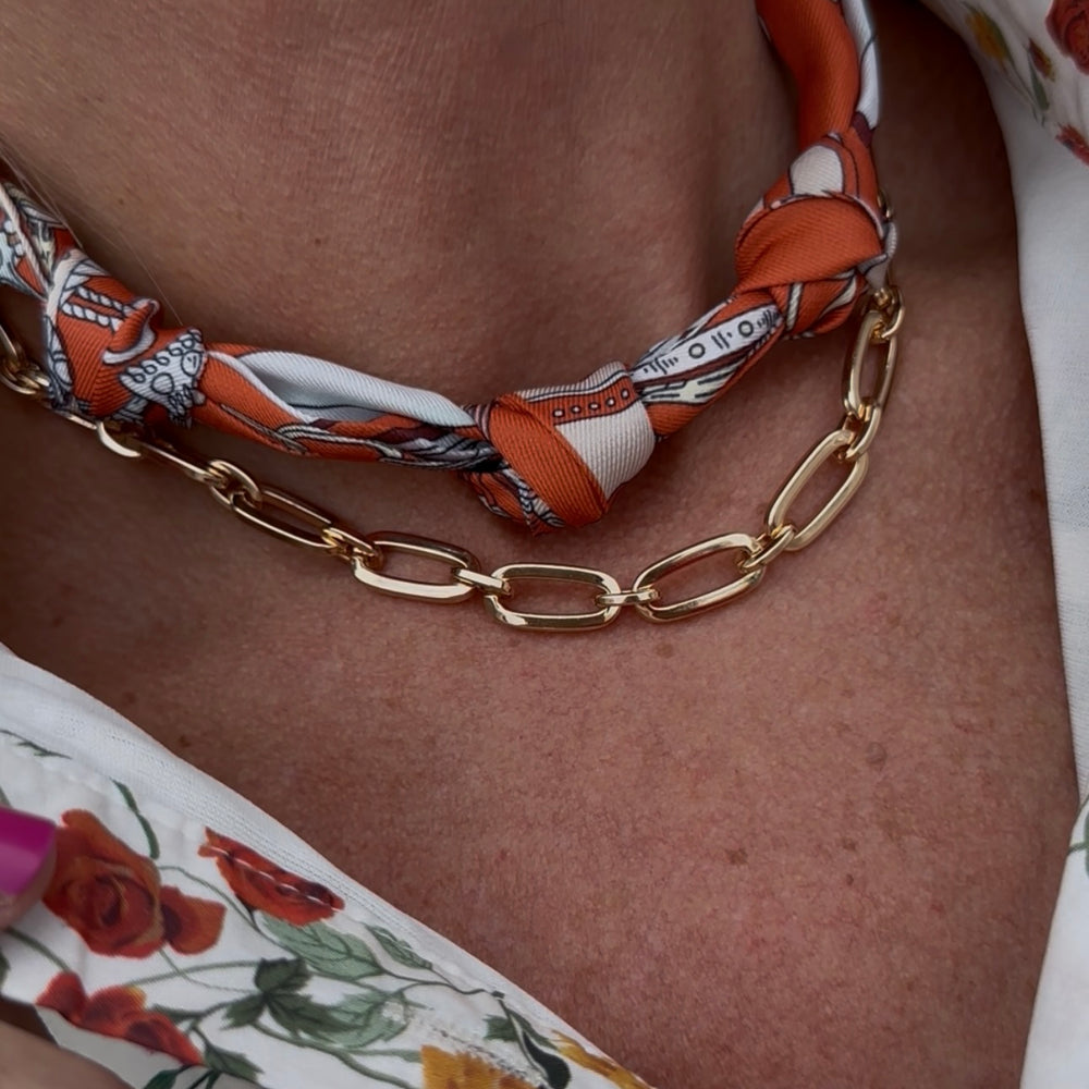 
                  
                    Winchester Scarf + Chain Necklace
                  
                