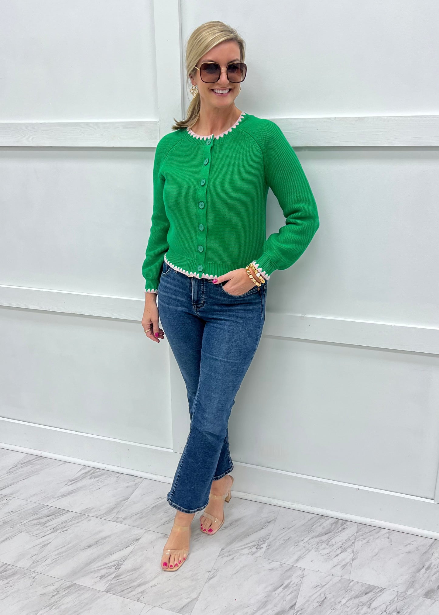 Karma Cardigan (Green)