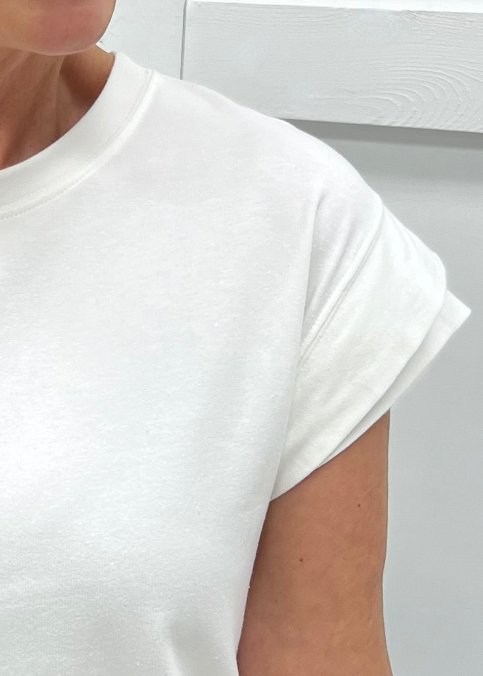 Hayes Short Sleeve Top (Ivory)