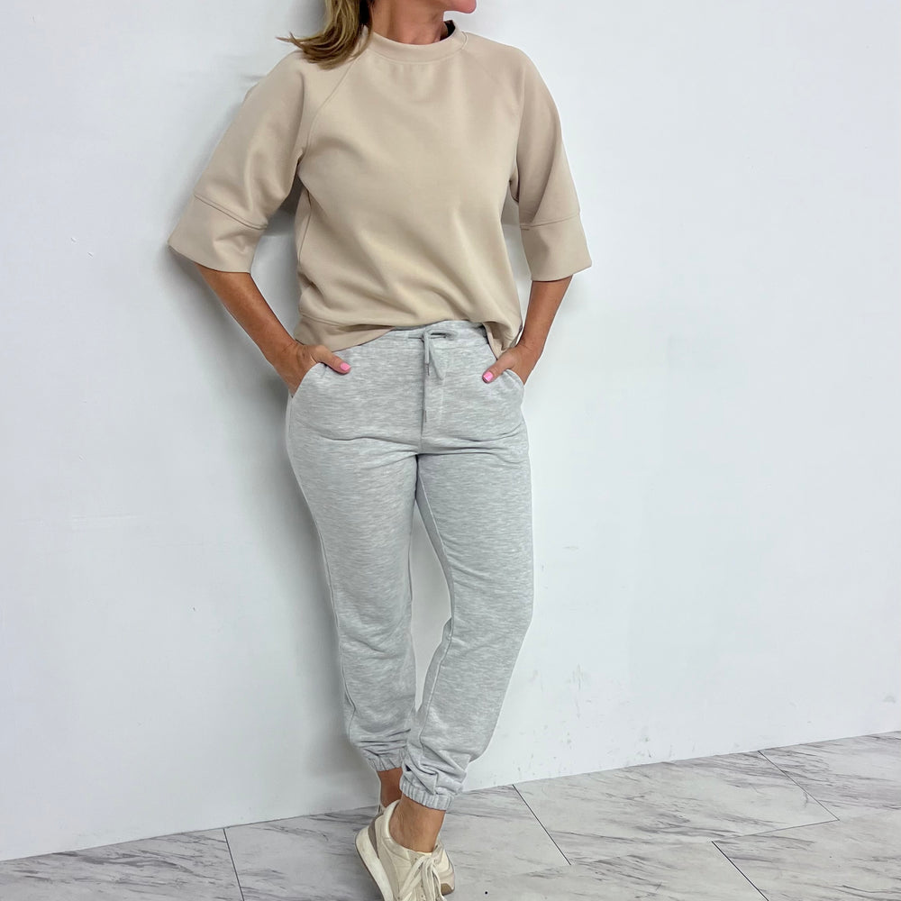 
                      
                        Lounge Scuba Top (Taupe)
                      
                    