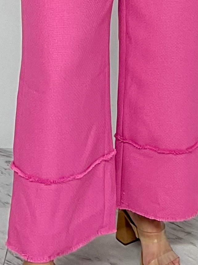 Evie Crop Pants (Pink) - FINAL SALE