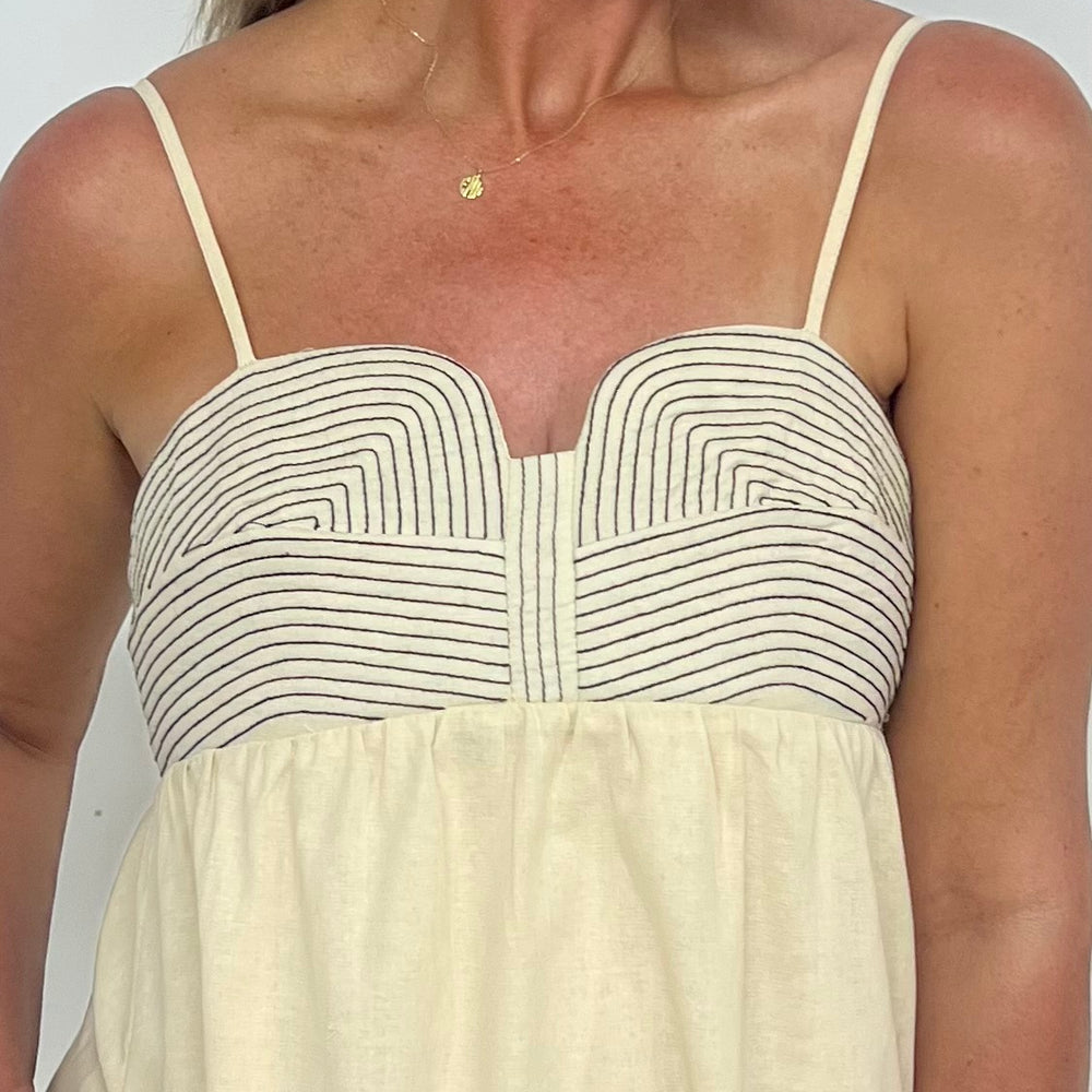 Astra Sand Midi Dress