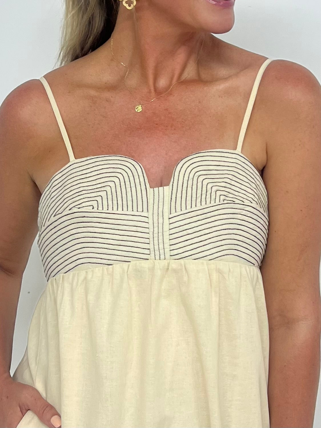 Astra Sand Midi Dress