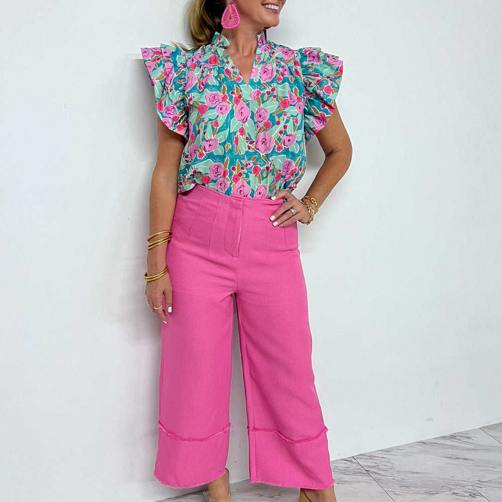 
                  
                    Evie Crop Pants (Pink) - FINAL SALE
                  
                