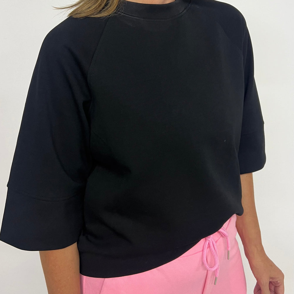 Lounge Scuba Top (Black)