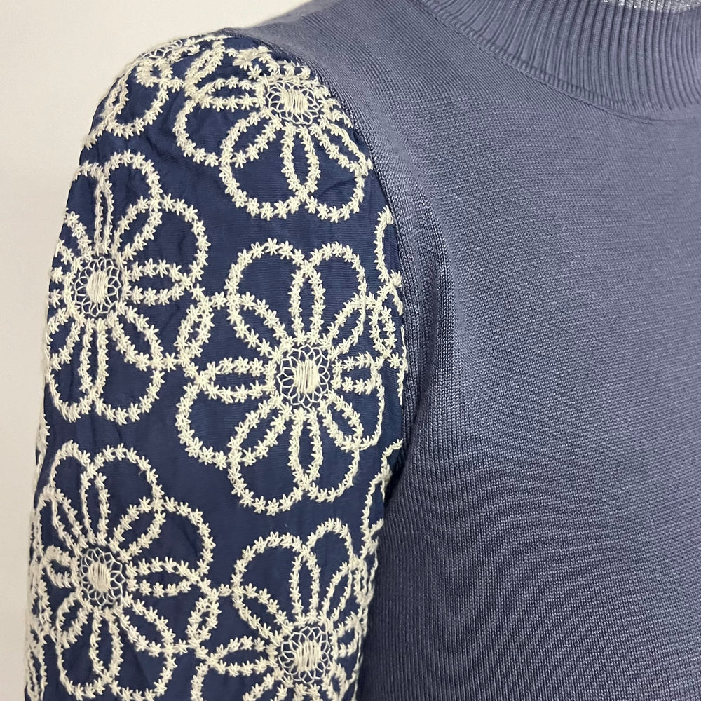 
                      
                        Autumn Flower Blue Sweater - FINAL SALE
                      
                    