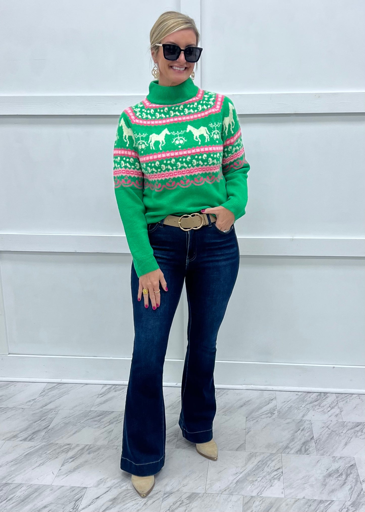 Keeneland Fair Isle Sweater