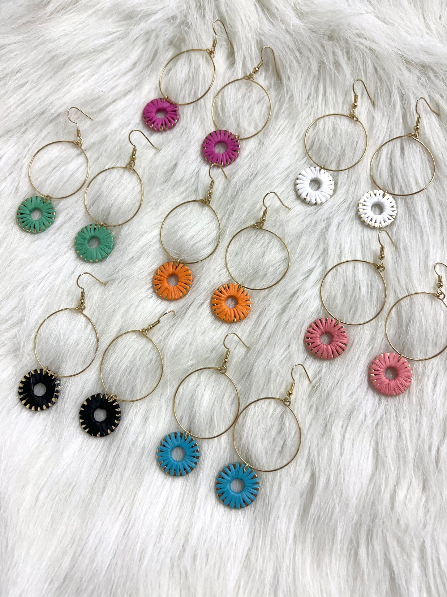 Carmen Wrapped Circle Earrings - FINAL SALE
