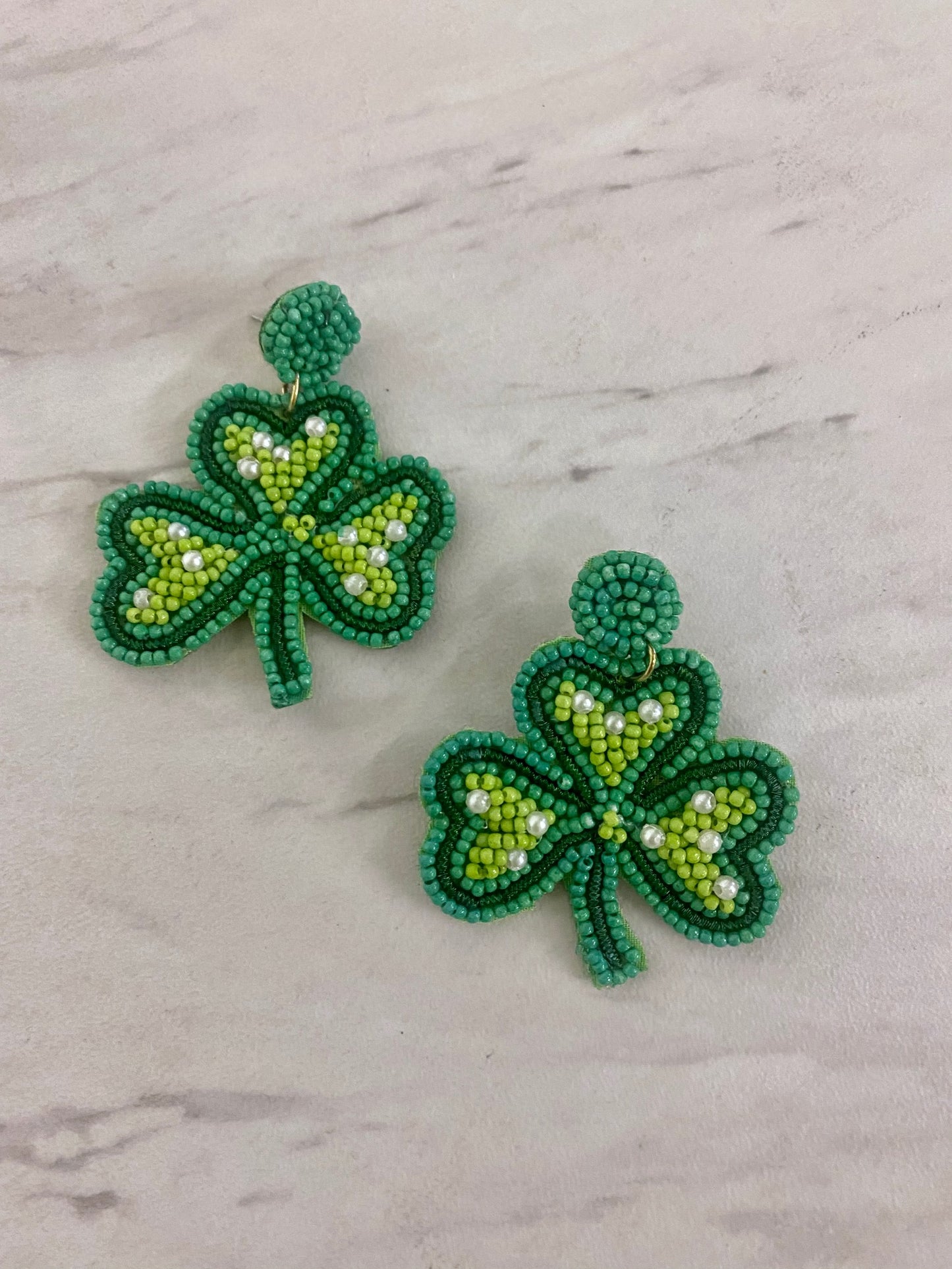 Lucky Girl Beaded Earrings