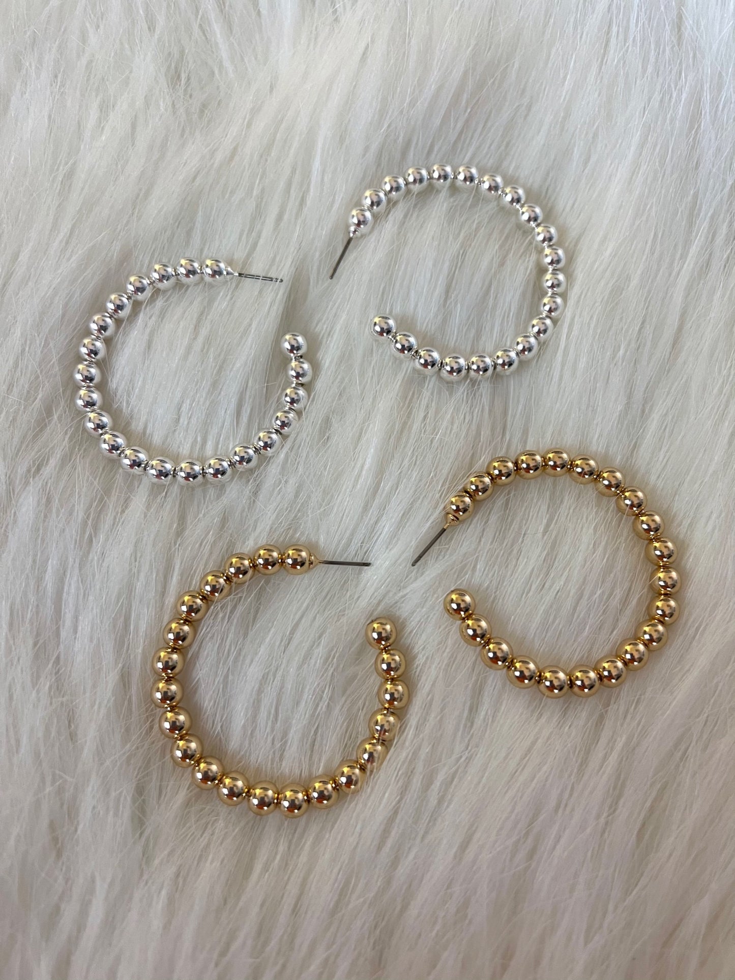 Kensington Ball Hoop Earrings -- FINAL SALE